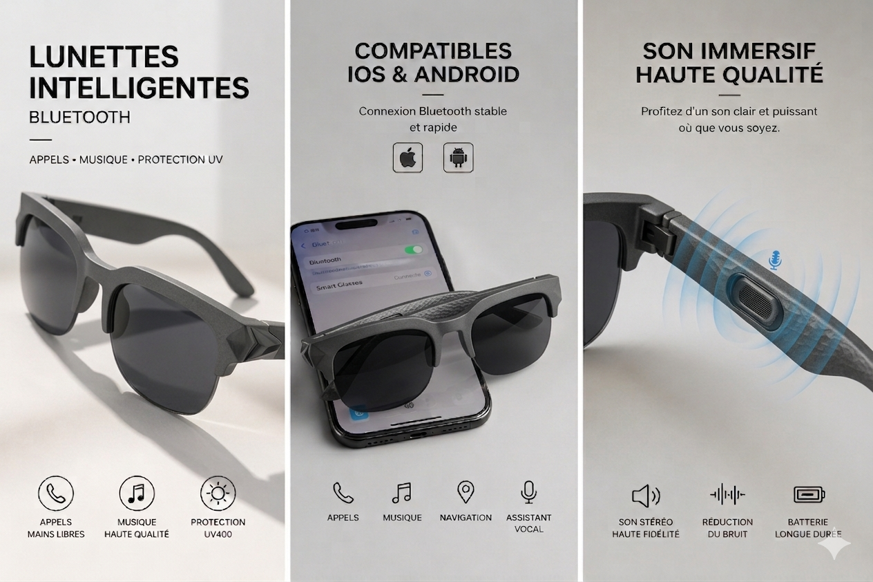 Optic Glass – Lunettes Intelligentes